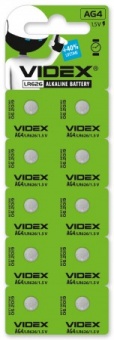 Батарейка годинна Videx AG 4 (LR626)--bt40 фото в интернет-магазине Канц орг