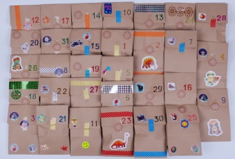 Новорічний адвент календар (для хлопчика) 31 день. фото в интернет-магазине Канц орг