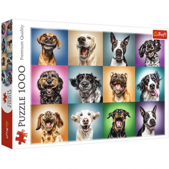 Пазли - (1000 елм.) "Смішні портрети собак"/Trefl, 10462 фото в интернет-магазине Канц орг