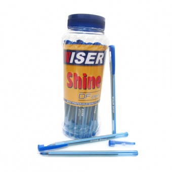 Ручка масляна "Wiser" "SHINE" 0,6 мм синя фото в интернет-магазине Канц орг