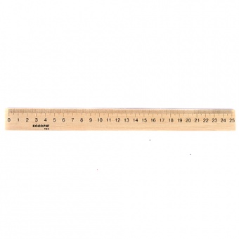Лінійка дерев'яна 25 см--LN9 фото в интернет-магазине Канц орг