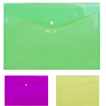 Папка-конверт з кнопкою "Neon" 18S A4,. DSCN1457 фото в интернет-магазине Канц орг