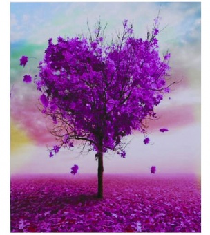 Картина за номер. на полотні. 40 * 50см "Дерево в цвіту", EPH9255_B фото в интернет-магазине Канц орг