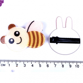 Заколка-уточка , бджілка пластик 166-2 фото в интернет-магазине Канц орг