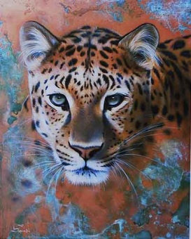 Картина за номер. на полотні 30*40см "Леопард"EKTL2101_B фото в интернет-магазине Канц орг