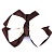  Резинка бант коричневий 585-2 фото в интернет магазине канц орг