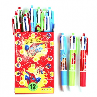 Ручка шариковая детская "Cпайдермен SM"L, 4 цвета, МИКС, 1527-4 фото в интернет-магазине Канц орг