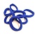  Резинка нейлон яскраво-синя  6 см, 418-23 фото в интернет магазине канц орг