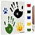  Набір для створення "Відбитки рук на БІЛОМУ холсті" (холст на підрамн. 25*35 см)--RR12 фото в интернет магазине канц орг
