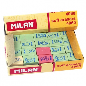 Гумка  MILAN  mix3, 4060 --L62 фото в интернет-магазине Канц орг