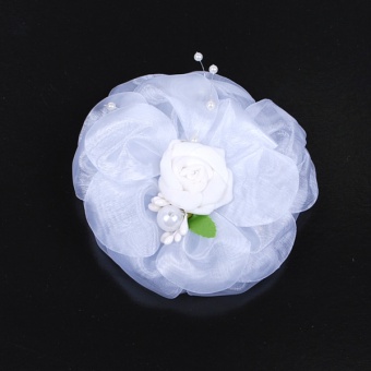 Резинка біла квітка 695 фото в интернет-магазине Канц орг